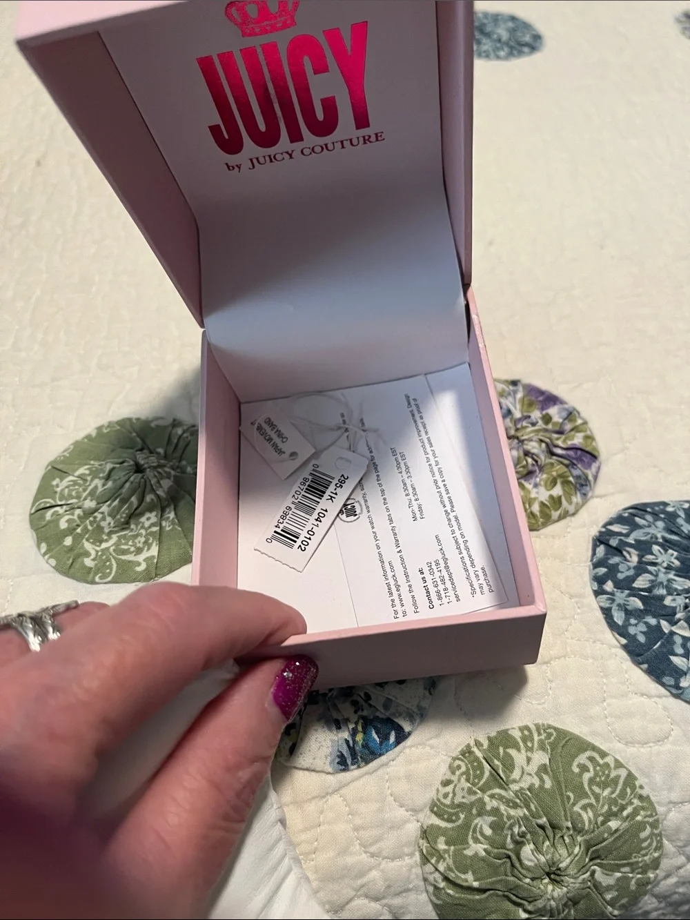 Juicy Couture Rose Gold Watch with Pink Sunray Dial. Never worn. - Picture 3 of 4